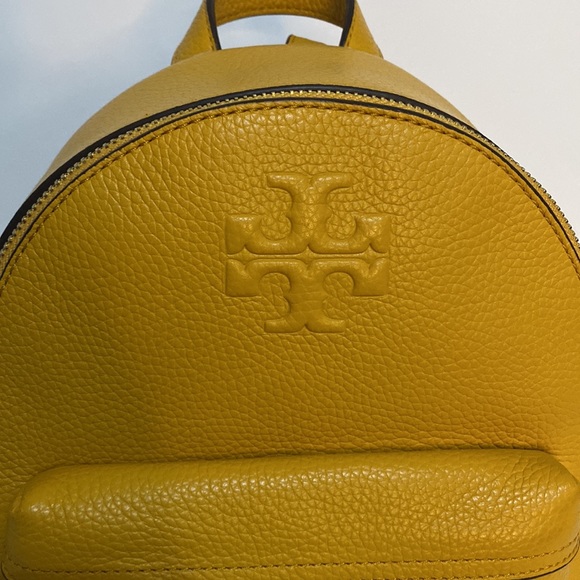 Tory Burch Yellow Mini Backpack - Picture 4 of 9
